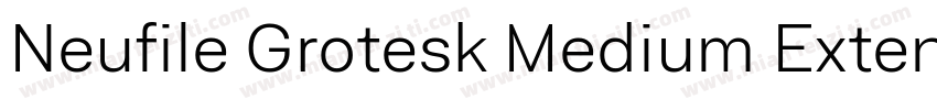 Neufile Grotesk Medium Extended Ita字体转换